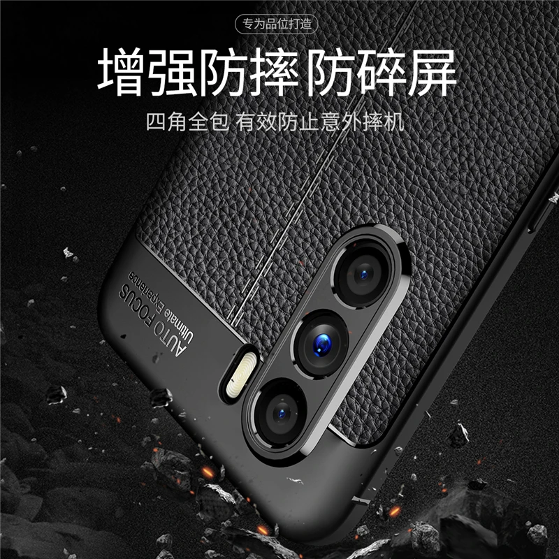 For OPPO K9 Pro Case Luxury Leather Soft Silm Rubber Fundas Silicone Case For OPPO K9 Pro Cover For OPPO K9 Pro Case