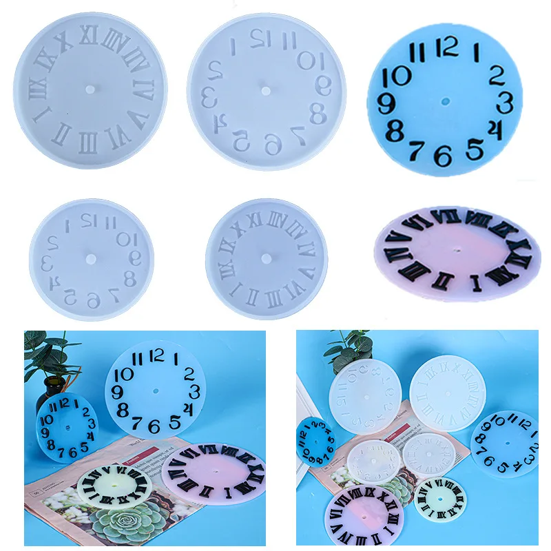

Silicone Clock Epoxy Resin Mold DIY Making Casting Tool Mould Handmade Craft Resin Art Supplies Home Wall Decor