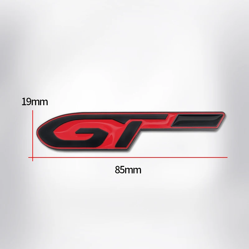 Наклейка с эмблемой для тюнинга автомобиля буквы GT Line наклейки логотипом Peugeot 206
