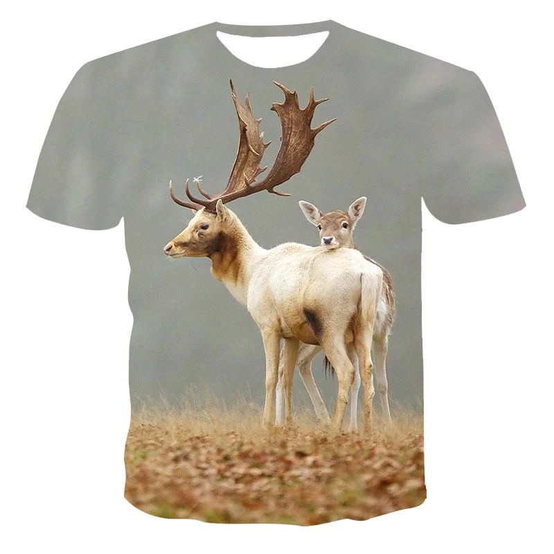 

2021 summer boys and girls 3DT shirts all-match scenery breathable material T-shirts 3 starting wholesale price