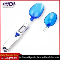1pcs electronic spoon kitchen measuring digital scale lcd display 500g0 1g 300g0 1g with 2 detachable weighing spoons