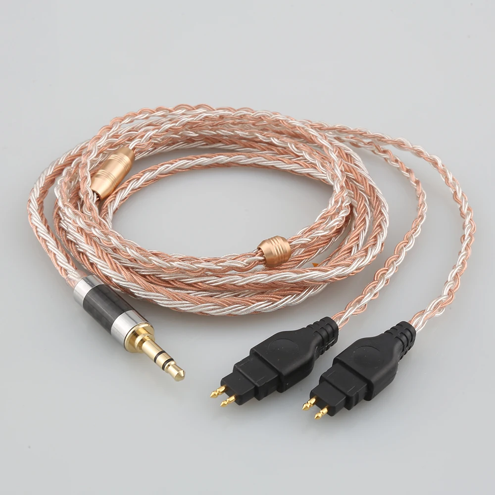 Высококачественный 3 5 XLR 16 ядер OCC посеребренный смешанный кабель для наушников