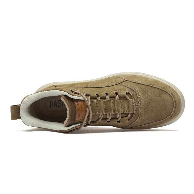 Murah SusuGrace Mewah Pria Sepatu Kulit Asli Pria Kulit Boot Outdoor Bernapas Gaya Sepatu Pergelangan Kaki Pasang Kaos Alami Kulit Babi 37-45