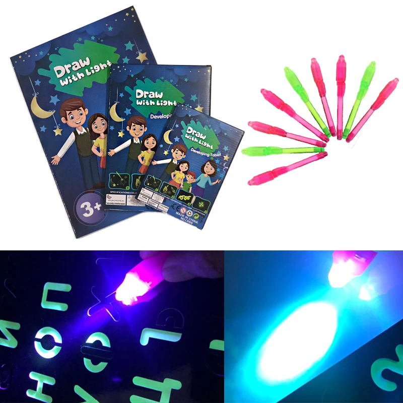 A3 A4 A5 светодиодный светящийся чертежный щит для рисования граффити планшет