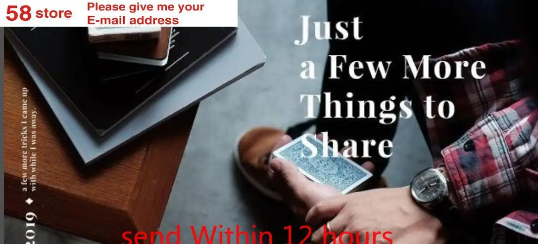 

Just a few things more to share - Edo Huang magic tricks-(magic instruction )