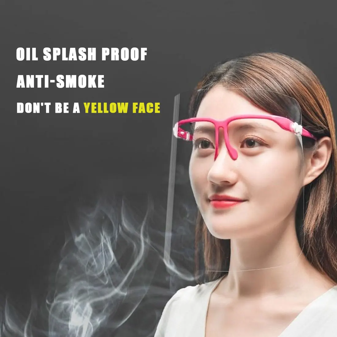 Моющаяся защитная маска для лица прозрачная Пыленепроницаемая магазина |