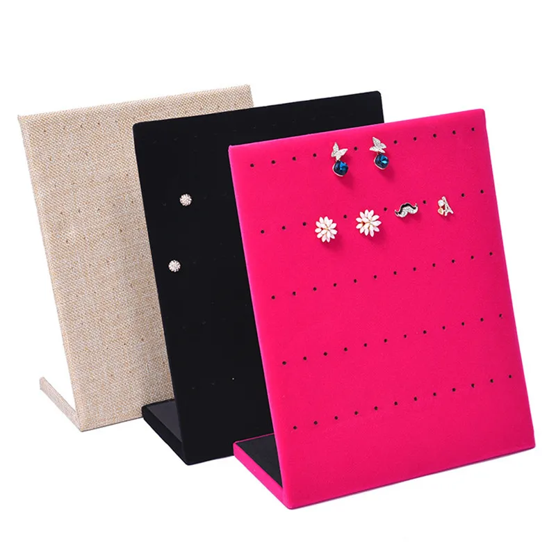 Подставка органайзер для сережек красная черная бежевая|organizer tray|velvet earring holderjewelry