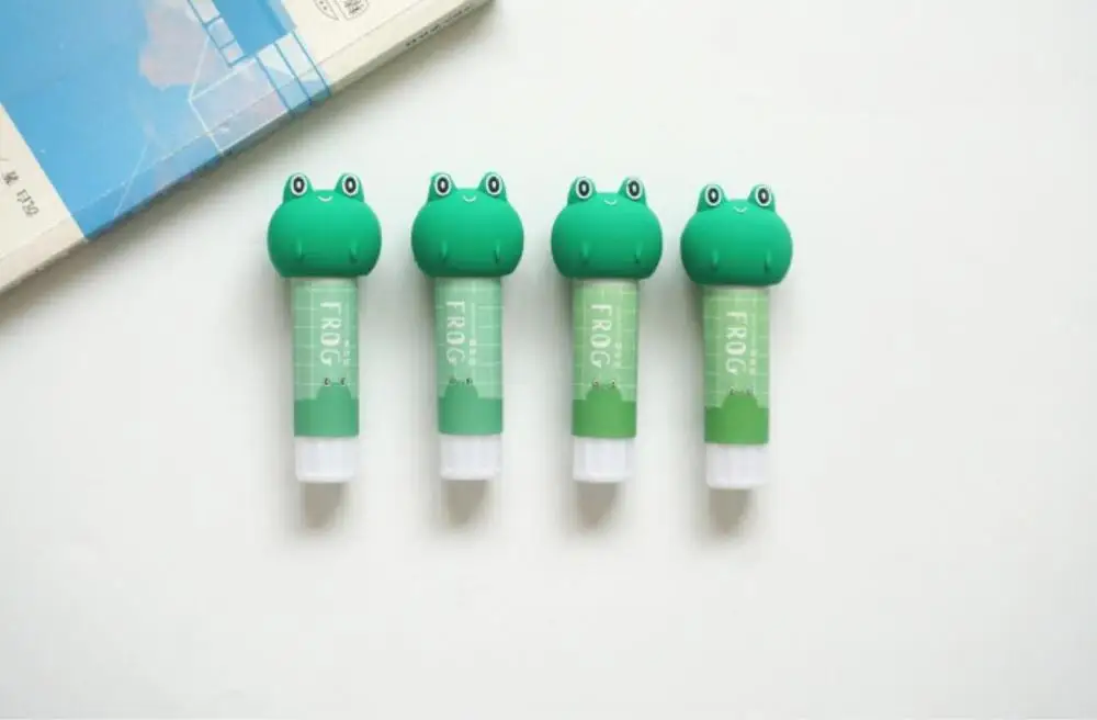 Канцелярские товары в Корейском стиле мультяшная лягушка клейкая палочка