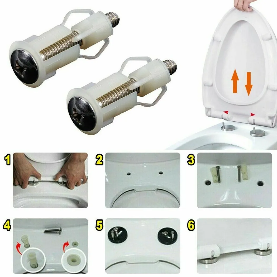 

Replacement Screws Covers Kit Toilet Top Fix Accessory Elements Fitting