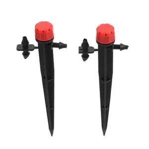 Регулируемый капельный разбрызгиватель с 8 отверстиями, 360 градусов, капельный полив для сада, сельского хозяйства, лужайки, теплицы, насадки для полива, 10 шт.