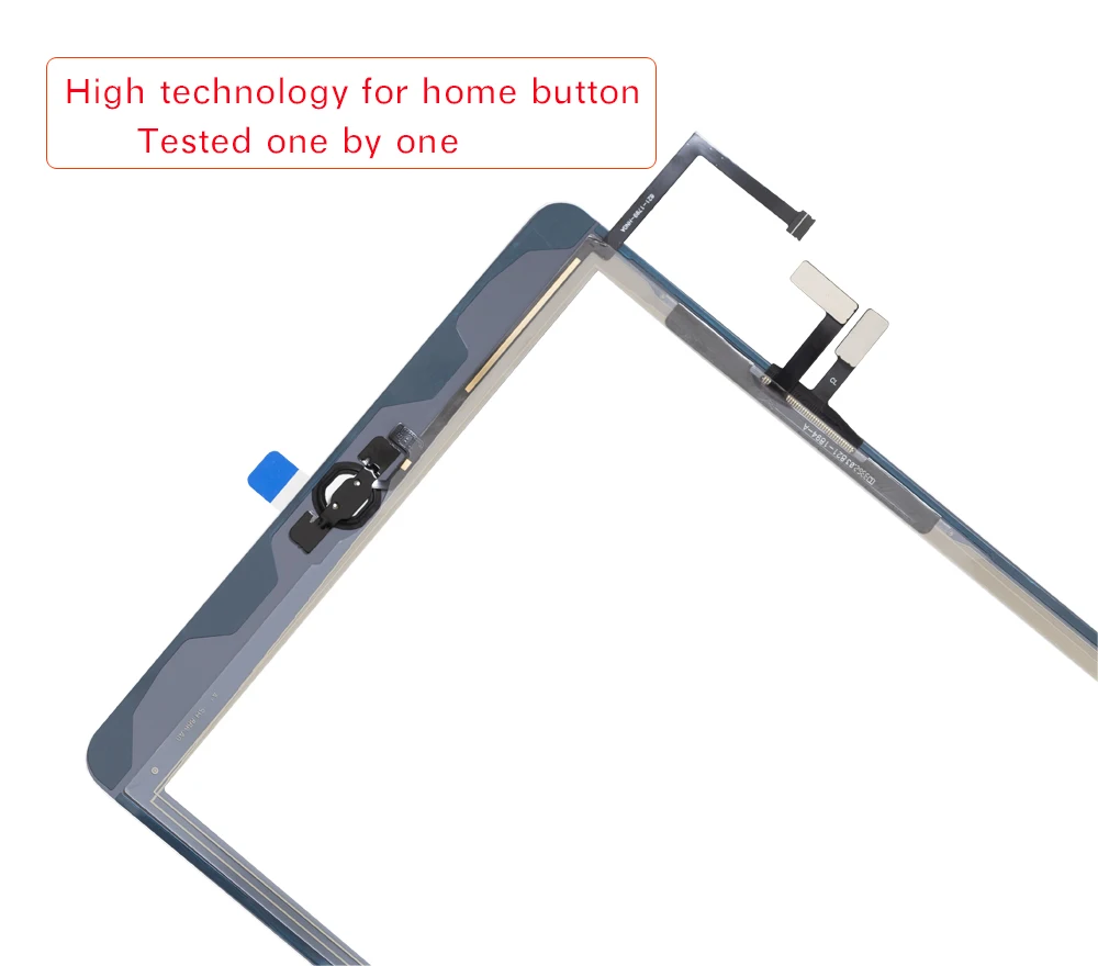 Дигитайзер сенсорного экрана для iPad Air 1 с кнопкой Home и гибким кабелем полным