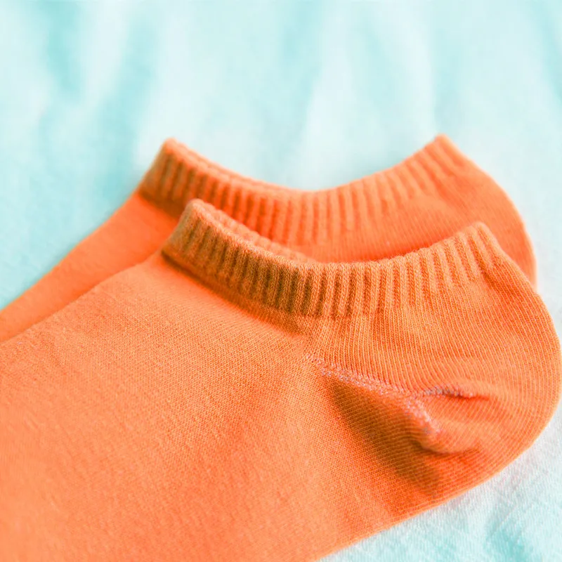 Новые женские носки с низким горлом милые лодочки для девочек из чистого хлопка