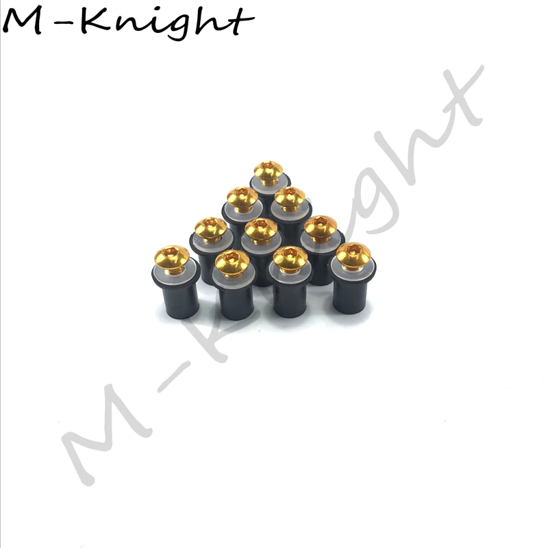 Универсальные болты для лобового стекла 10 шт. M5 5 мм комплекты винтов KTM SMC690 SMR690