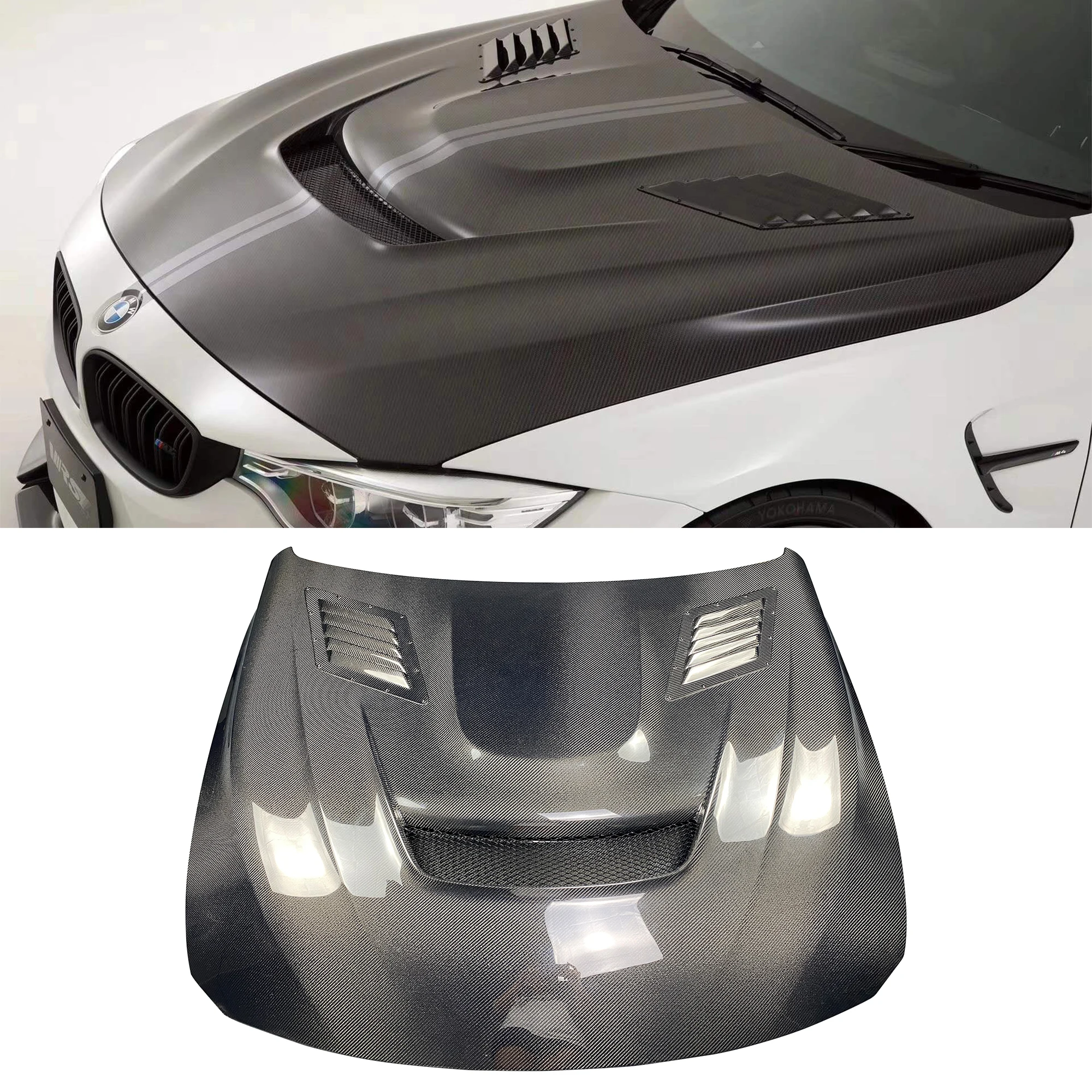 

High quality varis style Dry carbon fiber hood fit for F80 M3 F82 M4 perfect