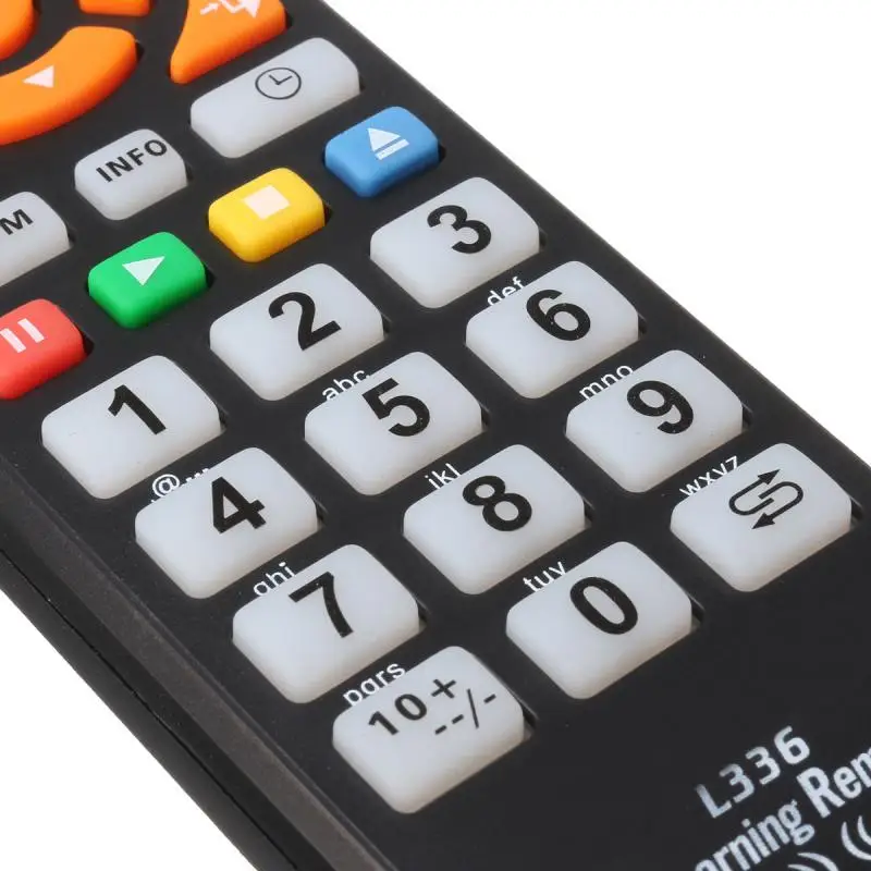 l336 universal tv remote control remote control equipped with a key learning function for tv cbl dvd dc compatible free global shipping