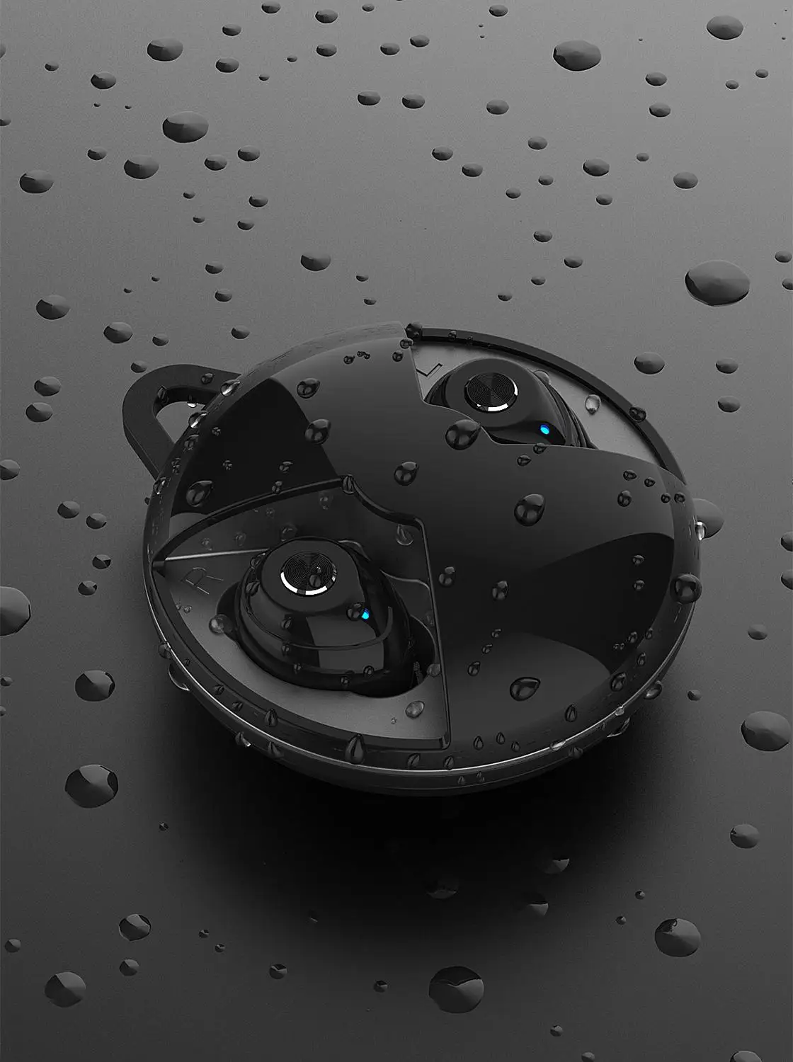 OneDer 338 bluetooth наушники с зарядный чехол 360 Вращение водонепроницаемый V5.0 + EDR TWS