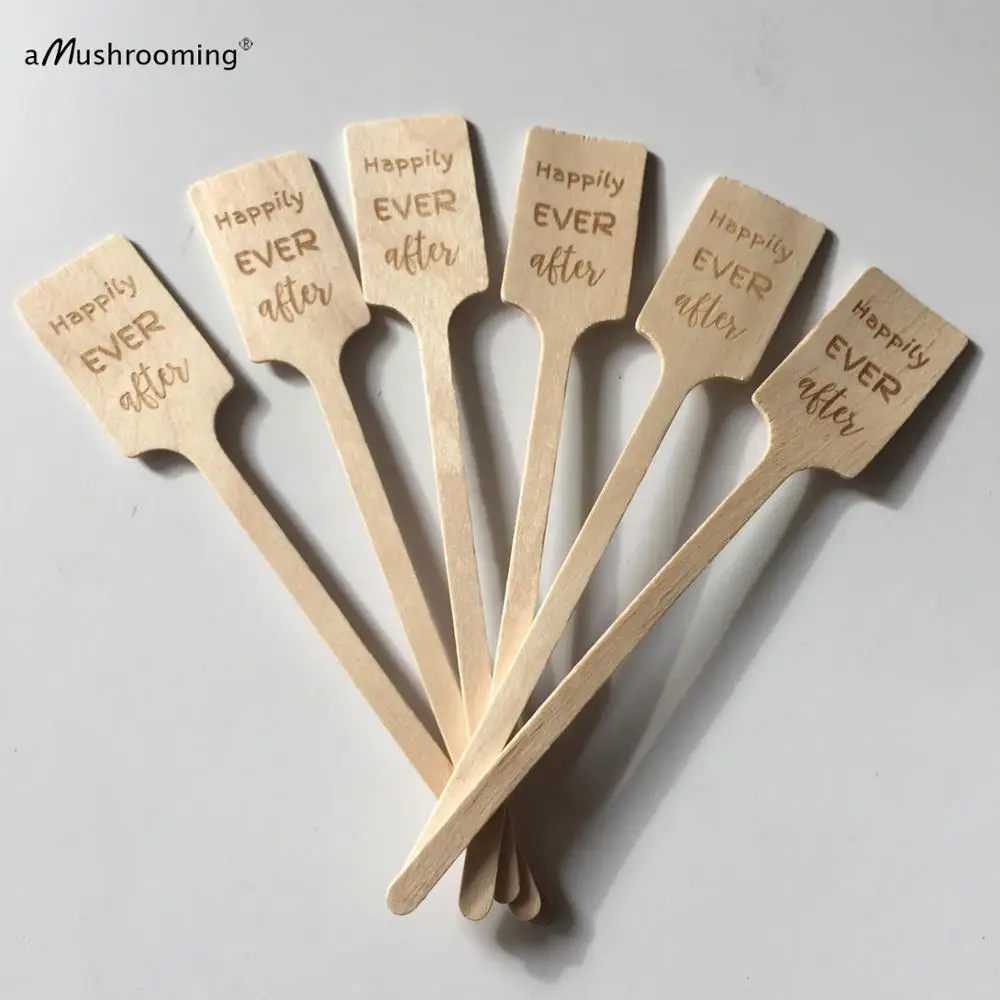 100 шт. винтажные Свадебные буфетные настольные украшения деревянные круглые