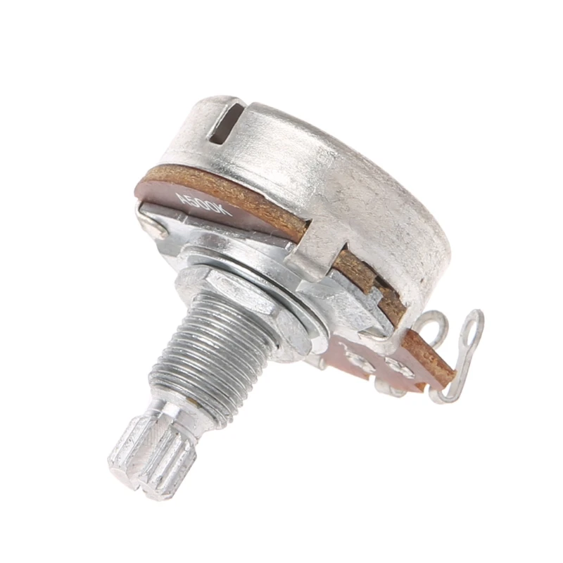 

Y1UC A500K Potentiometer Splined Pot Electric Guitar Bass Effect Amp Tone Volume Shaft15mm Parts Diameter24mm