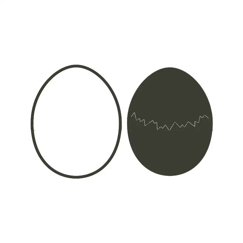 

Rupture Broken Egg Graphic Decoration Metal Cutting Dies DIY Scrapbooking Easter Bunny Decoration Craft Embossing Making Stencil