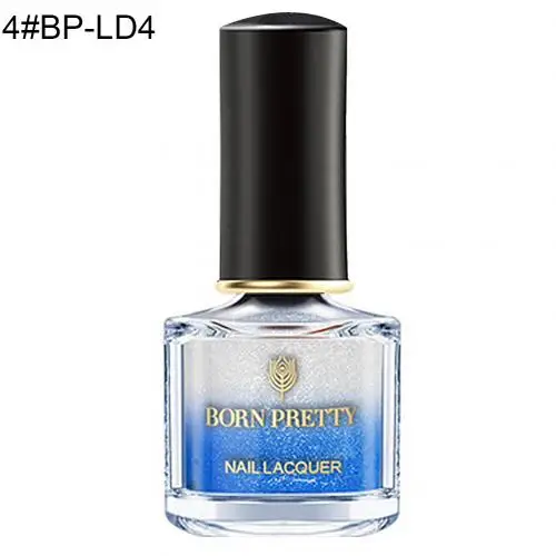 BORNPRETTY Температура Цвет изменить градиент блестящие, дизайн ногтей Гель-лак для декора ногтей Лаки, быстро сохнут, дизайнерские украшения - Цвет: 4