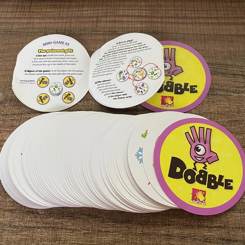 Карточная игра dobble настольная для Dobbles дети пятна карты Это Go Кемпинг