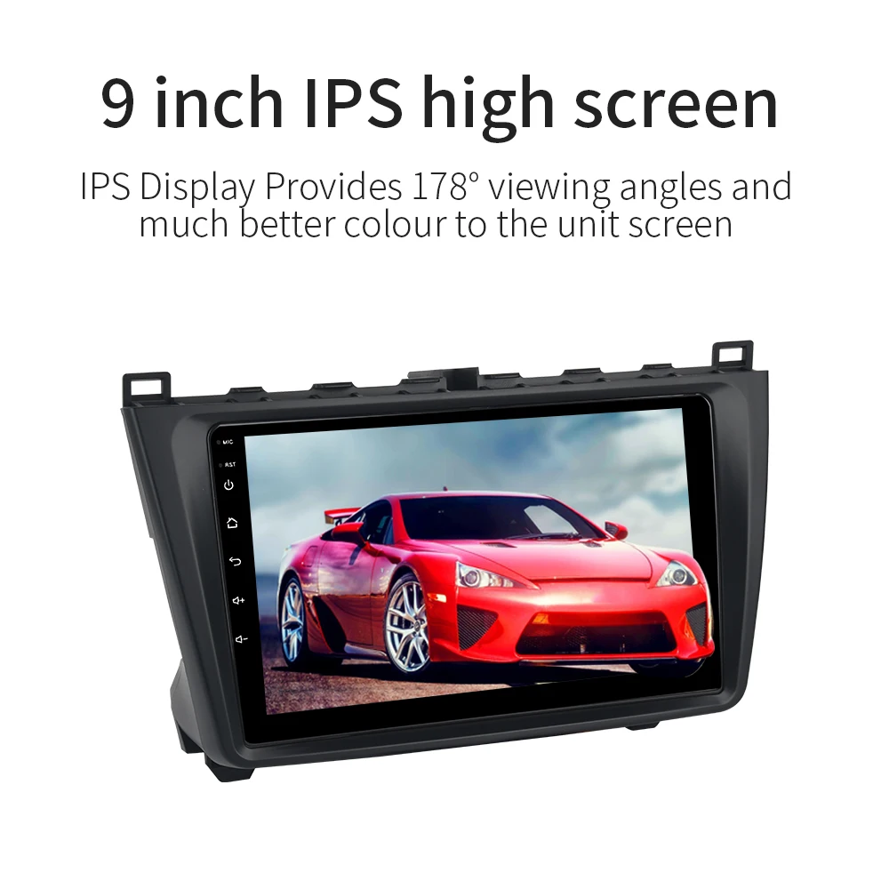 Dasaita 1 din автомобильный Android 9,0 радио " ips для Mazda 6 2009 2010 2011 2012 2013 gps 1080P видео автомобильный стерео навигация TDA7850
