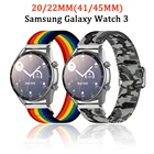 Ремешок для часов с цветочным принтом для Samsung Galaxy Watch 42 мм Active 2 40 мм, браслет для Gear S2 Amazfit bip GTS, 20 мм 22 мм