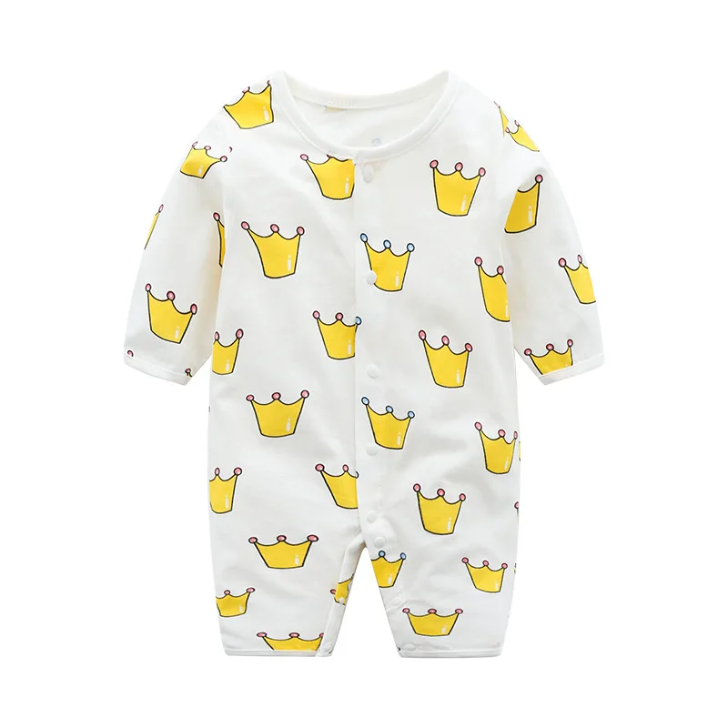 

Baby clothes pajamas romper long sleeve sleepwear summer thin clothes cotton romper summer Baby Air Conditioning Clothes Pajamas
