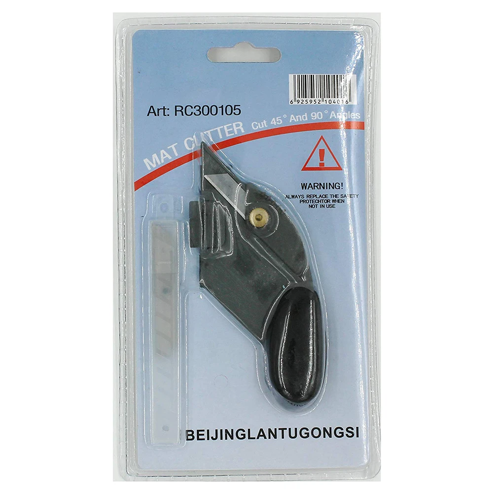 

Angle Foam Board Cutter with position lock 45/90 Degree Angle Easy Mat Cutter 6 Spare Blades Card Foam Mat Board Cutting Tools