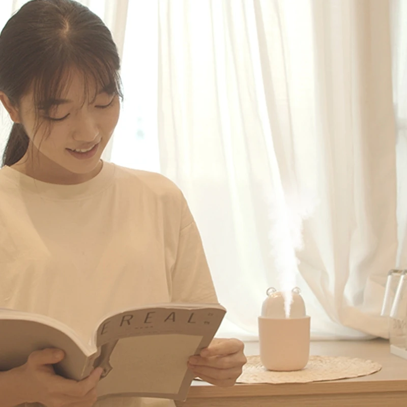 

T3EB Humidifier Ambient Light 2 in 1 Portable humidifier with 7-colored lights, Small Humidifier for Babies, Office, Bedroom