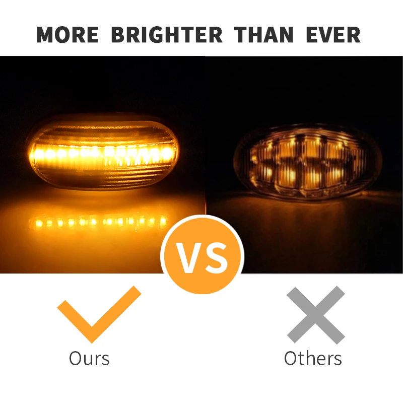 2 шт. для Suzuki Jimny B64W JB74 JB23 JB64 Mazda AZ off-road JM23W светодиодный боковой маркер плавный