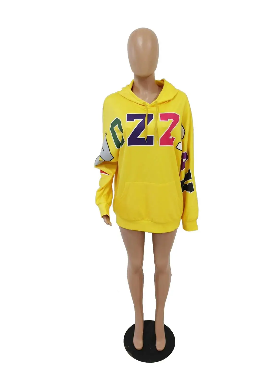 Новинка 2020 модные женские толстовки с радужными буквами Свободные повседневные