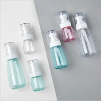 1pcs 30ml60ml transparent empty spray bottles plastic mini refillable empty cosmetic containers petg alcohol bottle t0303