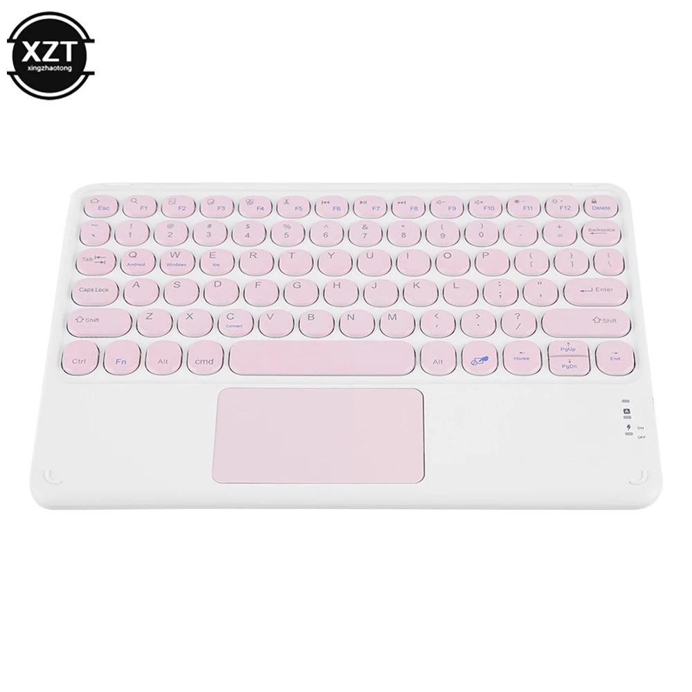 Беспроводная Bluetooth-совместимая клавиатура для планшета IOS Ipad Android русская/EN/RU