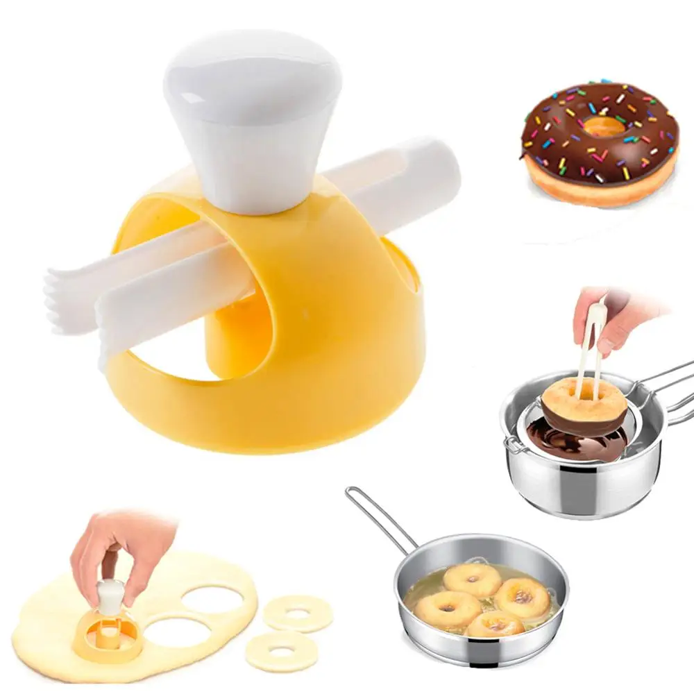 Doughnut Mold b Форма для пончиков, десертов, печенья, сделай сам, форма для пончиков, 3D, ручной работы, для кексов, желе, печенья, мини, для кексов, для приготовления кексов, кухонный инструмент для выпечки - Цвет: Doughnut Mold b