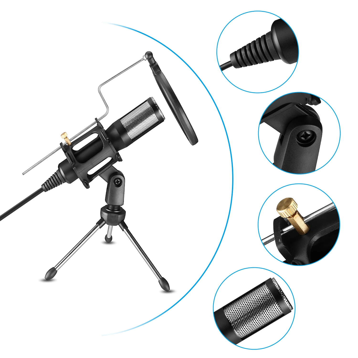 металлический usb bm 800 конденсато