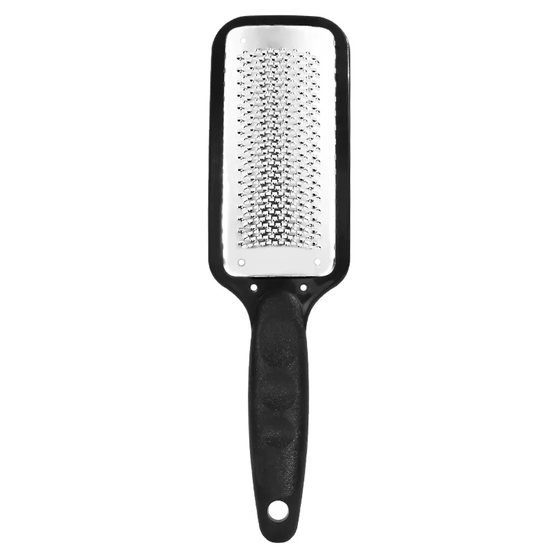 

Promotional pedicure stainless steel big foot file with 27cm PP handle