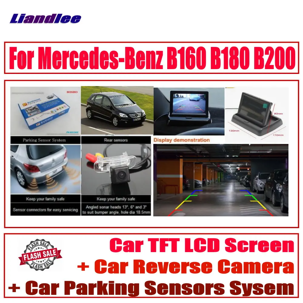 HD Monitor Display For Mercedes-Benz B160 B180 B200 Car Rear Parking Sensors System / Reverse View Camera | Автомобили и