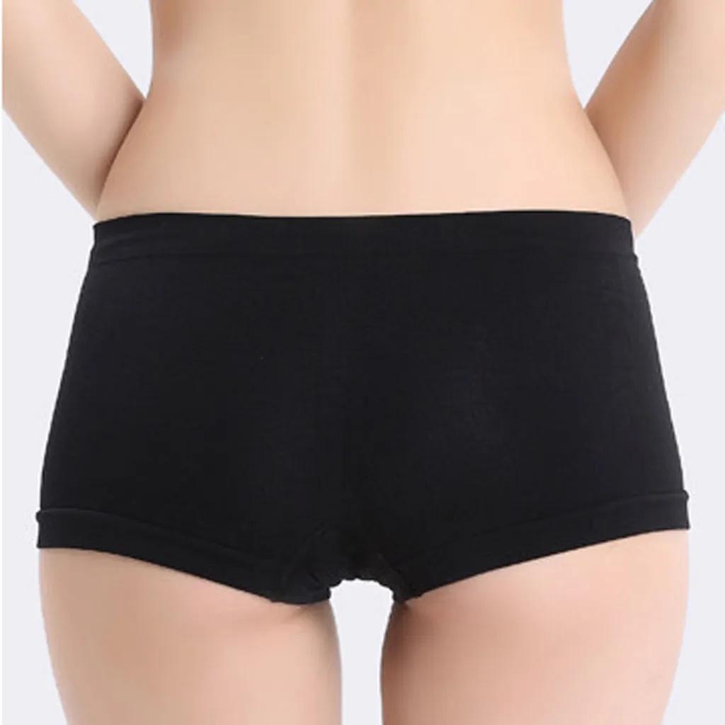Женские боксеры трусы Slim Fit Бесшовные трусики стрейч с заниженной талией