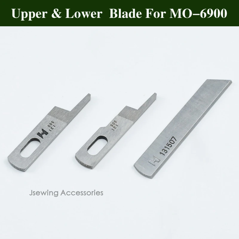 

131-50503 131-50602 131-50701 Upper Lower Knife for JUKI MO-6700 MO-6900 Overlock Sewing Machine Part Strong H blade 4/5 Thread