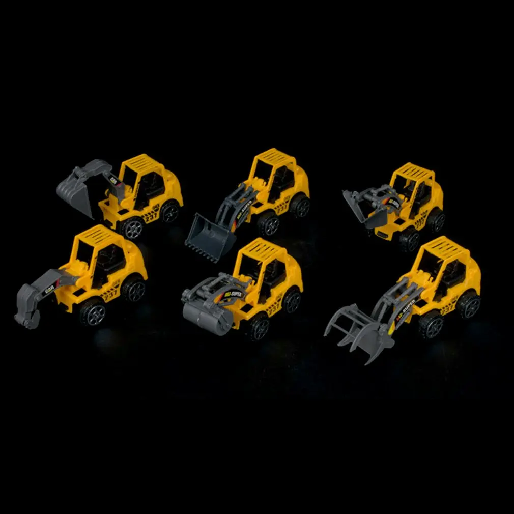 

1PC Mini Engineering Vehicle Car Truck Excavator Model Toys Children Boys Girls Educational Diecast Plastic Construction Toy