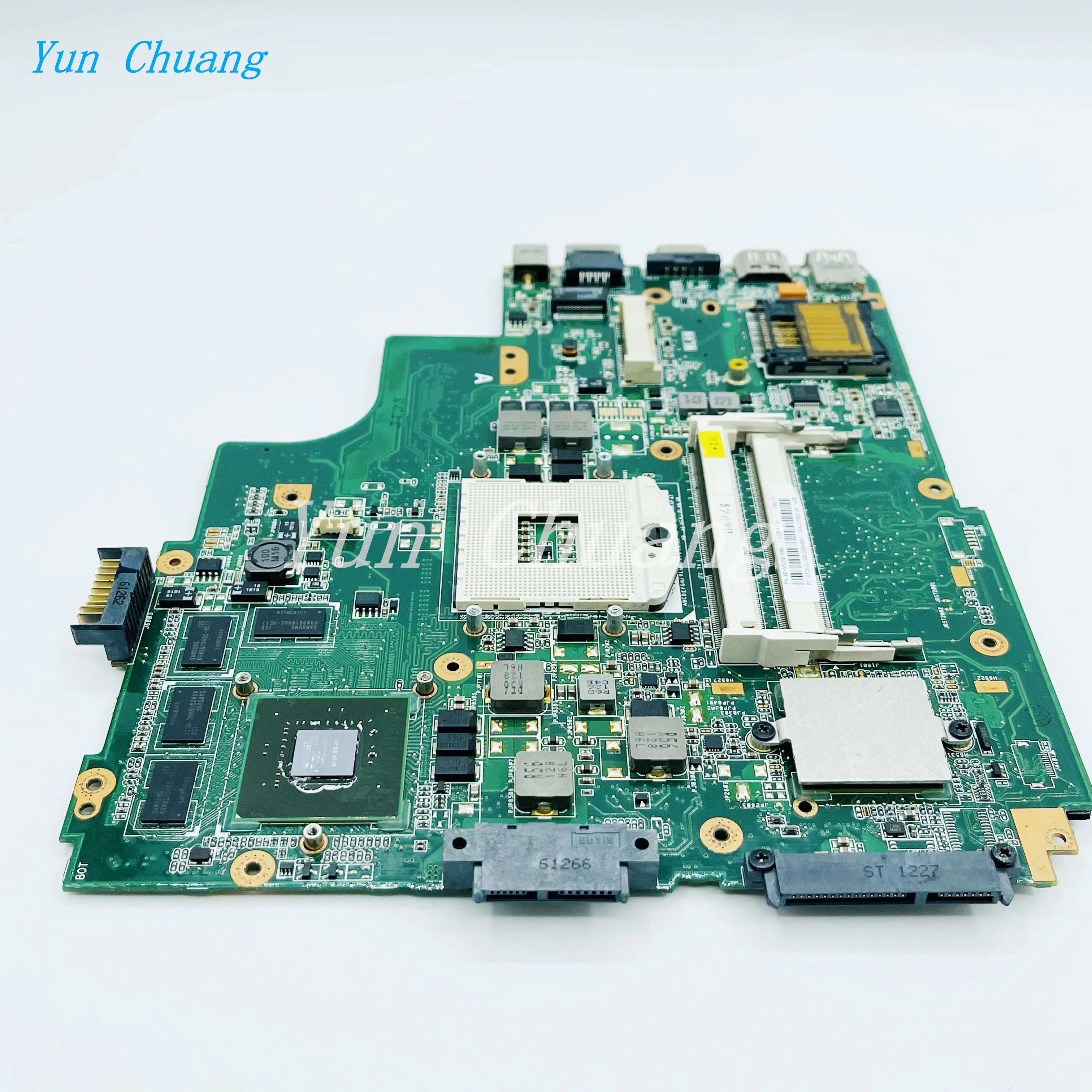 Материнская плата K43SV для ноутбука ASUS K43SJ K43SC A43S X43S K43S материнская HM65 GT540M 2 ГБ DDR3 100%