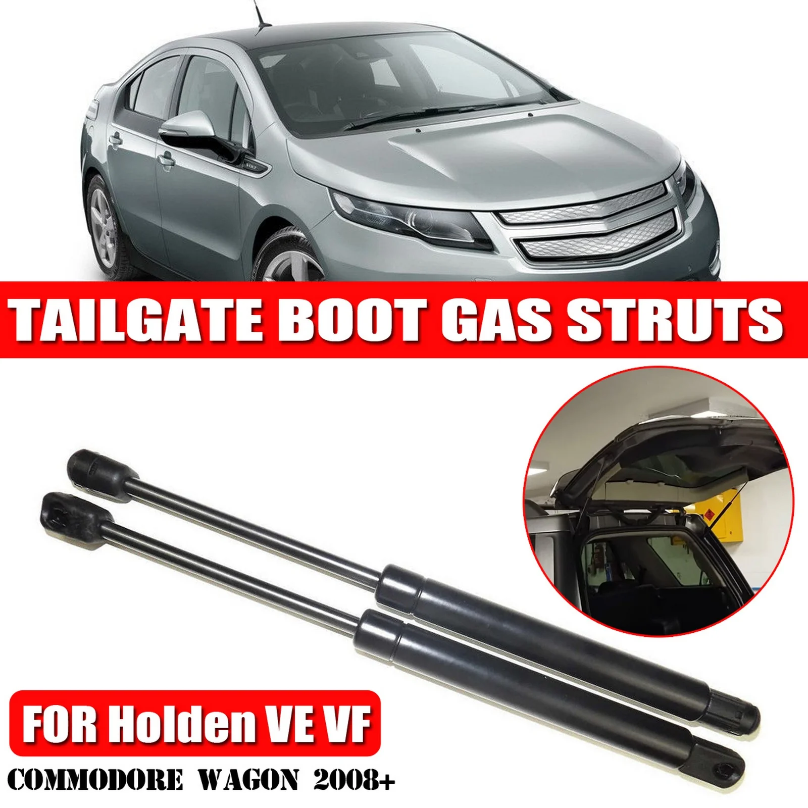 

2pcs Car Rear Tailgate Boot Trunk Gas Spring Hood Lift Shock Struts for Holden VE VF Commodore Wagon Auto Accessories