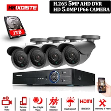 Система видеонаблюдения H.265 4 канала 5 Мп шт. Full HD 36 шт.|Система