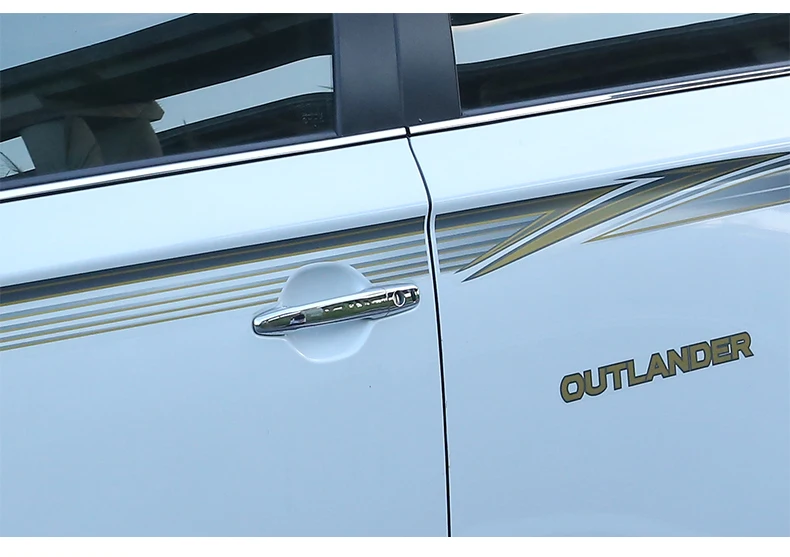 Lsrtw2017 кузова гирлянда Стикеры для Mitsubishi Outlander 2013 аварийный стопор для автомобилей