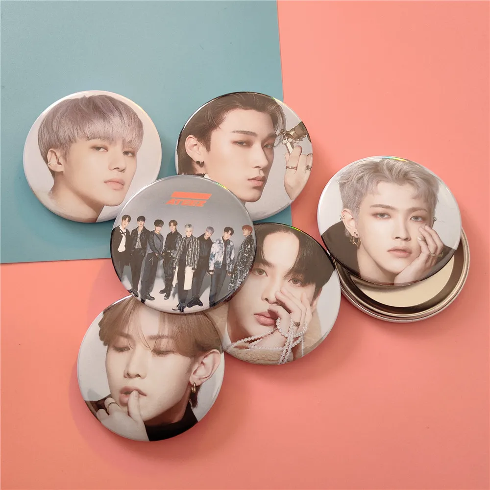1 шт. металлическая брошь в стиле Kpop ATEEZ|Набор канцтоваров| |