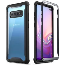 I-BLASON For Samsung Galaxy S10 Plus Case 6.4 inch Ares Full-Body Rugged Clear Bumper Cover WITHOUT Built-in Screen Protector