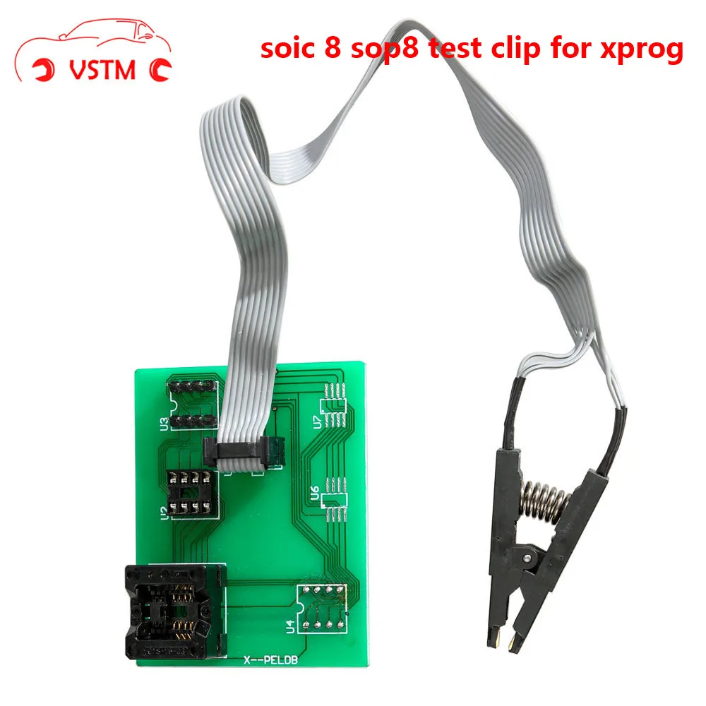 

xprog eeprom board upa usb v1.3 programmer upa usb adapter with soic 8 sop8 test clip for xprog V5.60/V5.70/V5.74