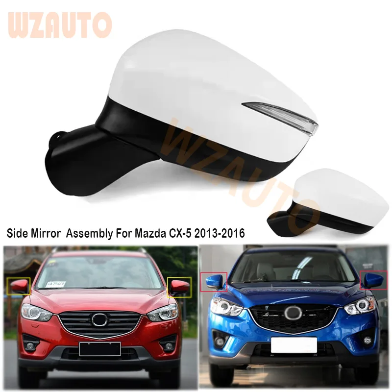 Left Right Side View Mirror Turn Light Assy Assembly For Mazda CX-5 CX5 2013 2014 2015 2016 8PINS 9PINS Power Folding Heated