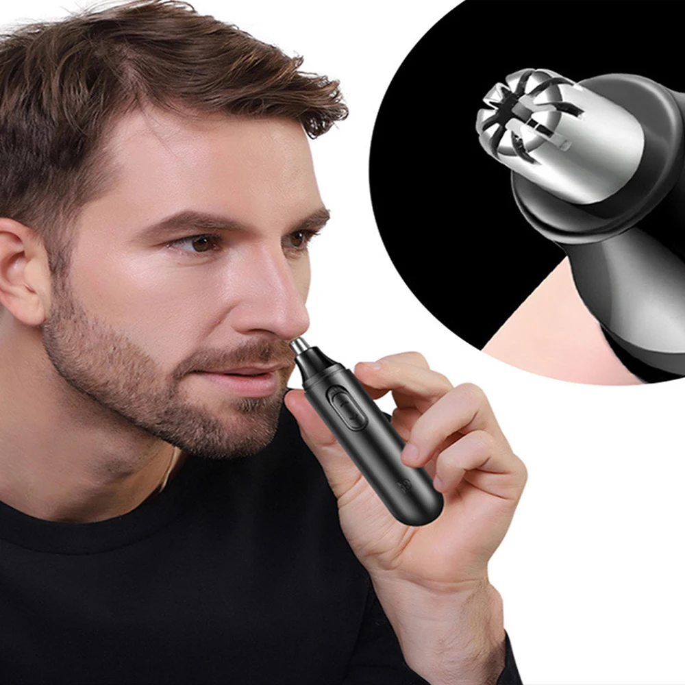 

Men Electric Nose Shaver Ear Trimmer Safety Rechargeable Hair Removal Cleaner Face Care Razor Portable Beard Trimmer Machine